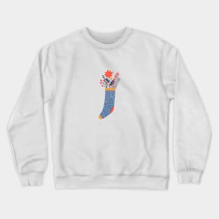 Christmas sock Crewneck Sweatshirt